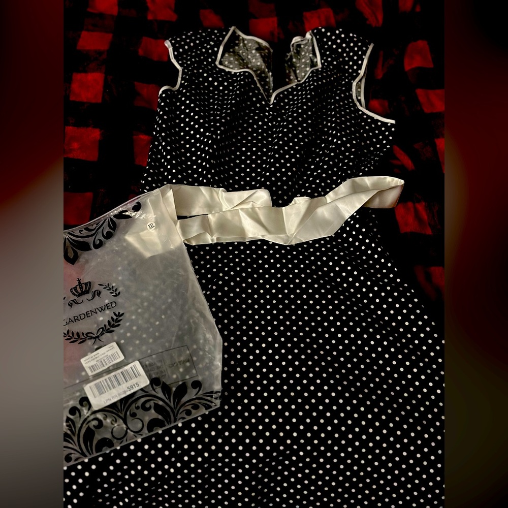 Pokedot pinup dress never worn